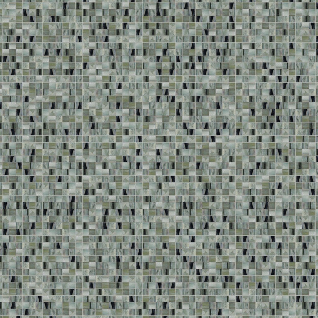 Marble Systems Jade Glossy 1x1 Glass Mosaic 12 3/8x12 3/8 - Jade