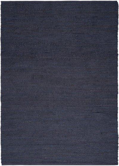 Nourison Home Nourison Natural Jute NJT01 6' x 9' Navy Farmhouse Indoor Rug - 6' x 9'