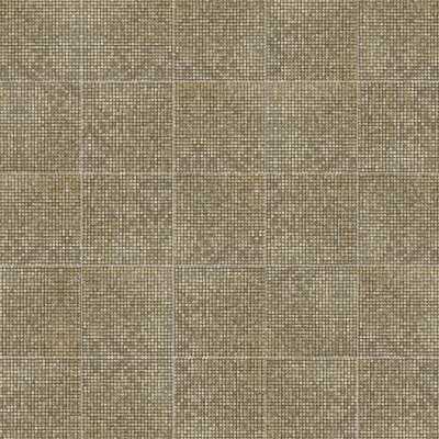 Qualis Ceramica Riviera Tileworks Chelsea Mini hexagon gold aluminum mosaic - 12" x 12"