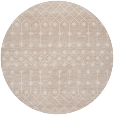 Nourison Home Nourison Grafix GRF37 8'6" x 12' Beige Bohemian Indoor Rug - 4' Round