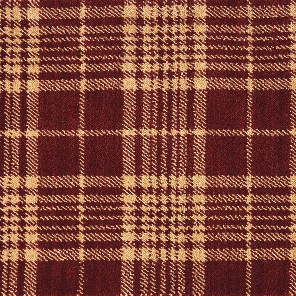 Nourison GINGHAM PLAID GINGP GARNET