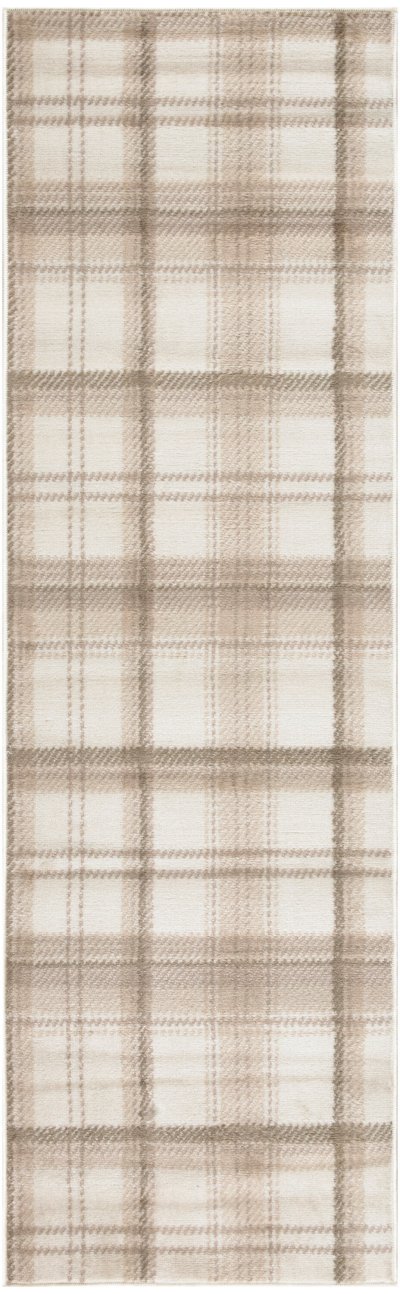 Nourison Home Nourison Grafix GRF03 2' x 6' Ivory Beige Farmhouse Indoor Rug - 2'3" x 12'