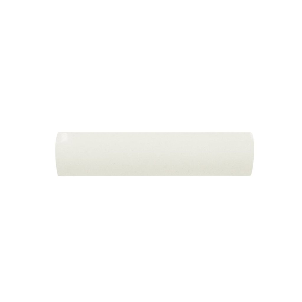 Marble Systems White Matte Quarter Round Ceramic Moldings 1 1/2x6 1/4 - White