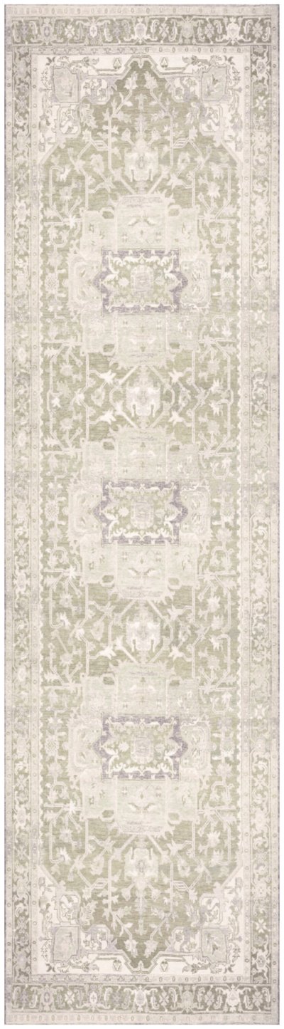 Nourison Home Nourison Vintage Washables VWS08 9' x 12' Green Vintage Indoor Rug - 2'2" x 8'