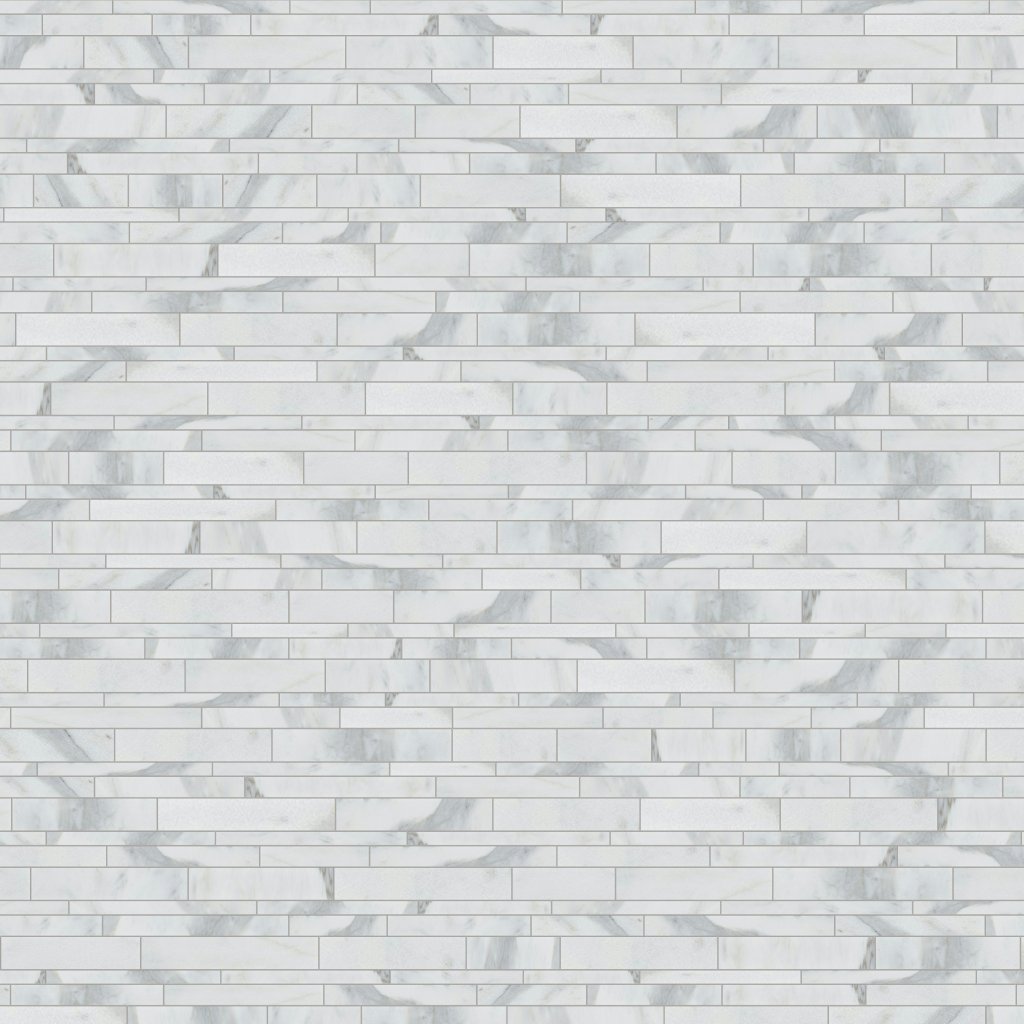 Marble Systems Calacatta Gold Royal Polished Slides Marble Mosaic 11x17 - Calacatta Gold Royal