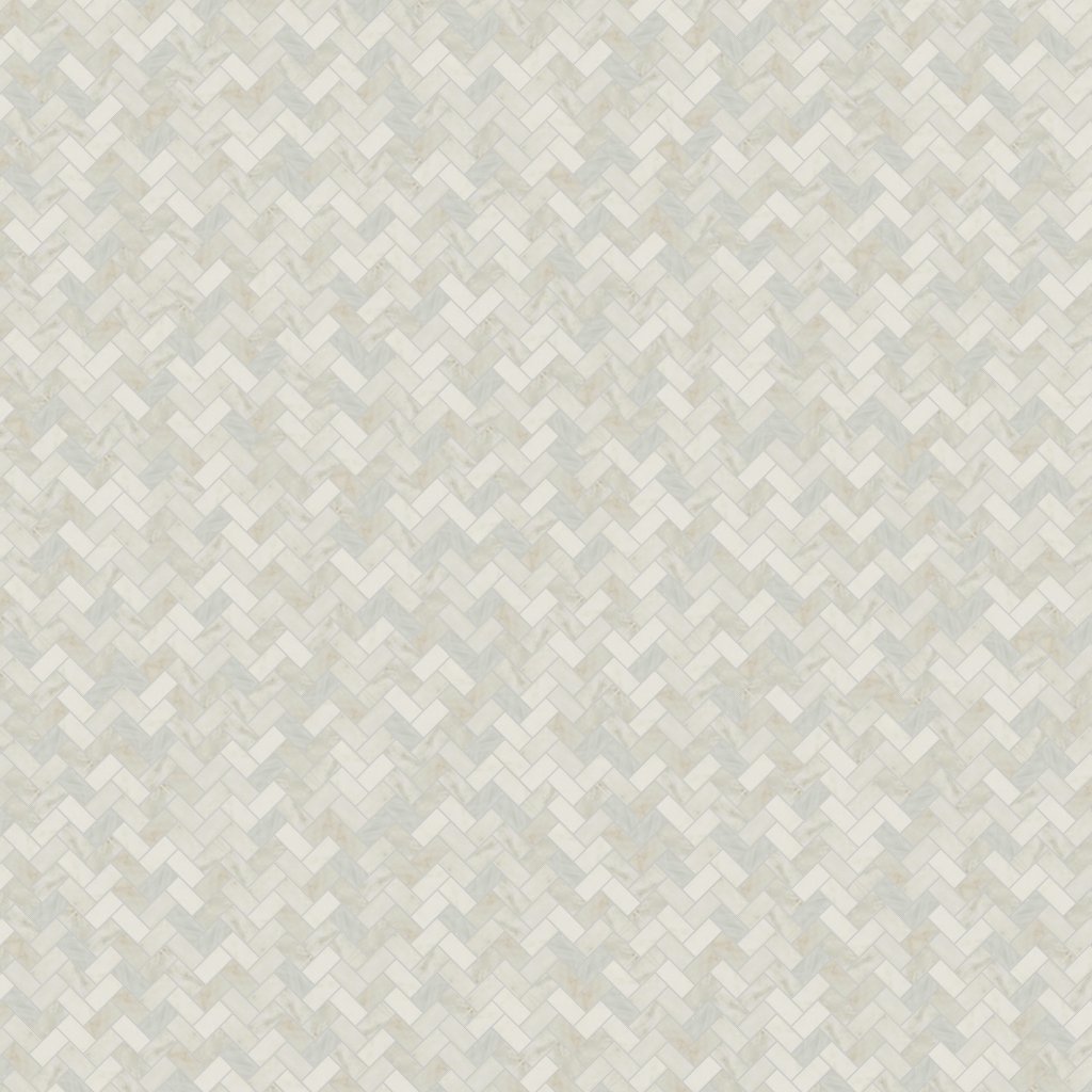 MSI Arabescato Venato 1X2 Herringbone Honed