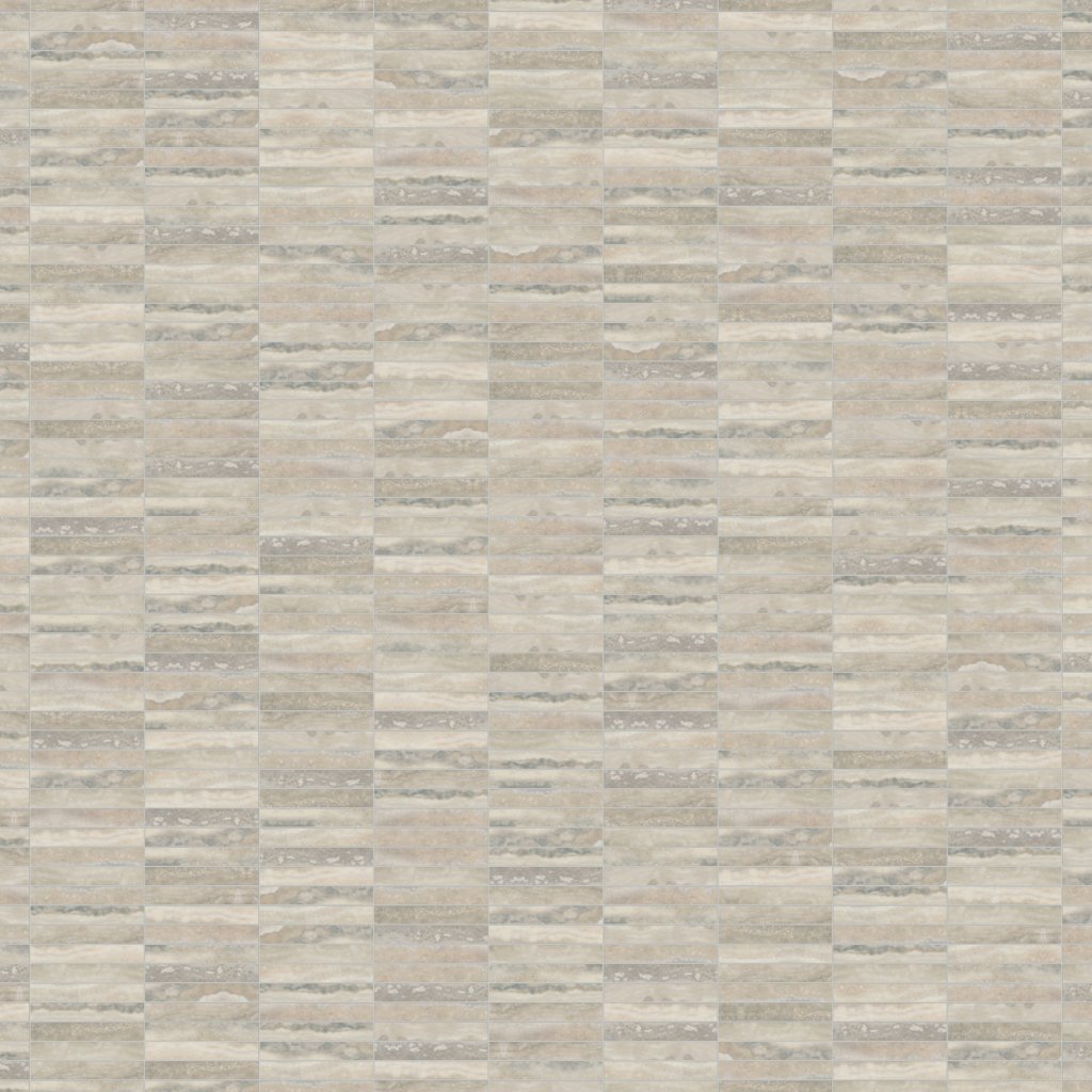 Daltile Calligo Nimbus, Stacked, 1X6, Microban, Matte - Nimbus