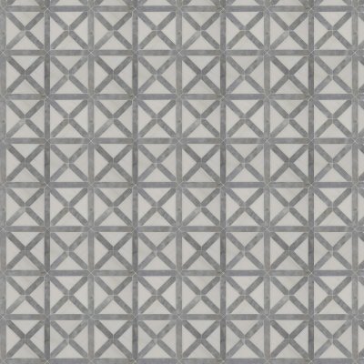 Marble Systems Avenza, Snow White Honed Large Lattice Marble Mosaic 13 7/8x13 7/8 - Avenza, Snow White - 13 7/8" x 13 7/8" x 3/8"