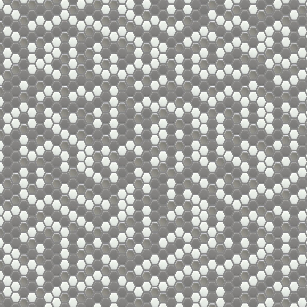 Emser Tile CONFETTI II HEX BLEND MOSAIC ON -POR - Freddo