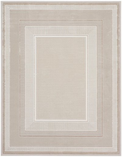 Nourison Home Nourison Glitz GLZ07 7'10" x 9'10" Ivory Modern Indoor Rug - 9' x 12'