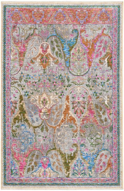 Nourison Home Nourison Quaint Harmony QUH03 9'10" x 13'1" Pink Multicolor Bohemian Indoor Rug - 5'3" x 7'6"