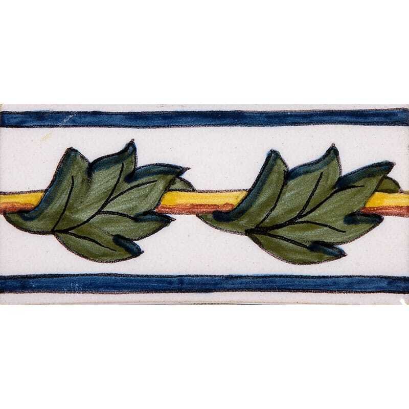 Marble Systems Acanthus Poly Glazed Ceramic Border Tiles 2x4 - Acanthus Poly