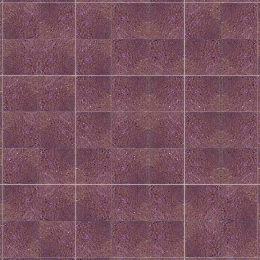 Marble Systems Pomegranate Glossy Ceramic Tile 8x8 - Pomegranate