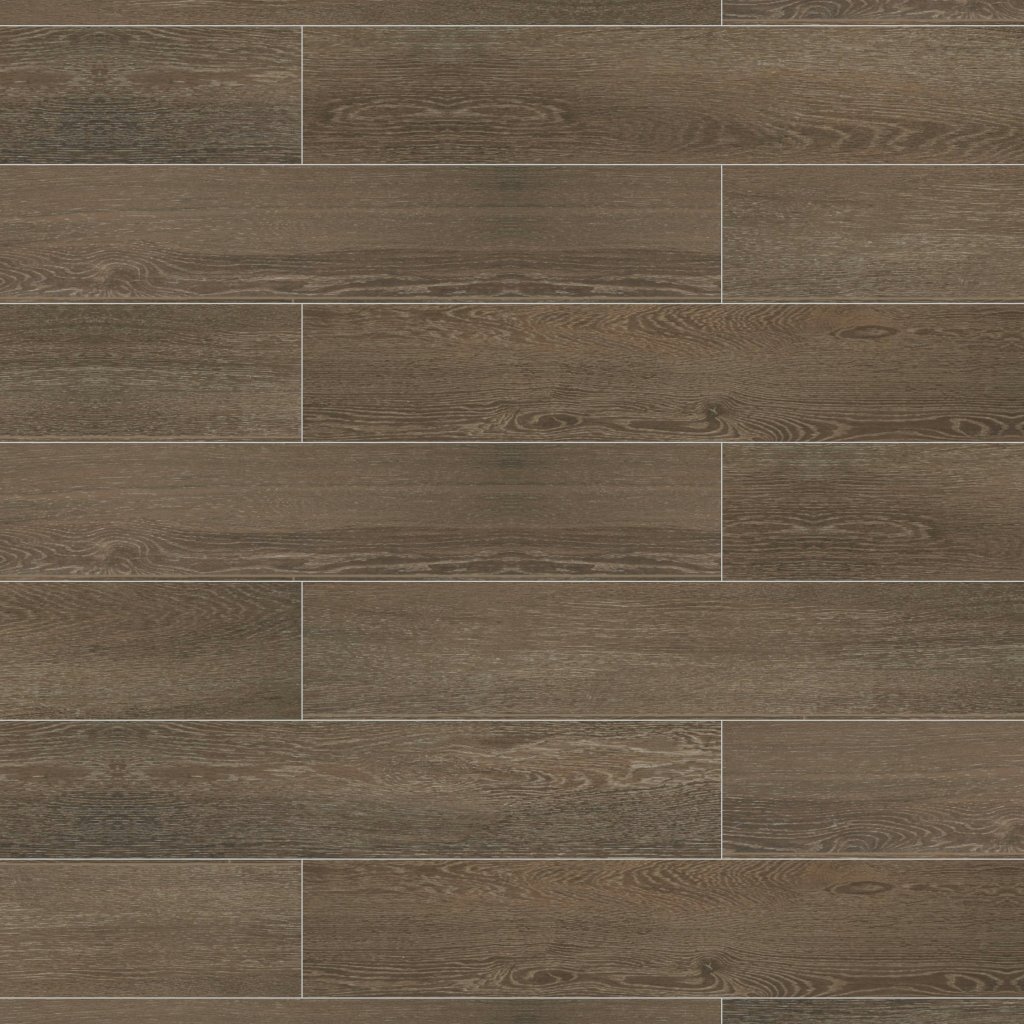 Daltile Emerson Wood Hickory Pecan, Plank, 8X48, Matte - Hickory Pecan