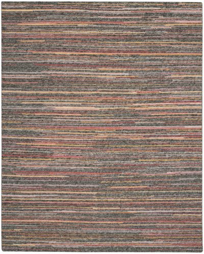 Nourison Home Nourison Plateau PAE01 2' x 3' Grey Flame Modern Indoor Rug - 7'9" x 9'9"