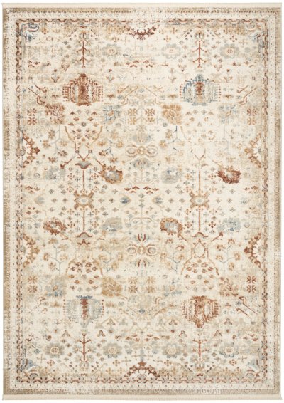 Nourison Home Nourison Pardis PRD01 2' x 6' Ivory Rust Vintage Indoor Rug - 5'3" x 7'