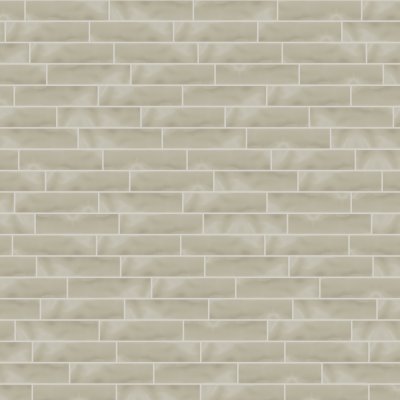 Qualis Ceramica Element Earth Artisan Glass 3X12 - Random Length