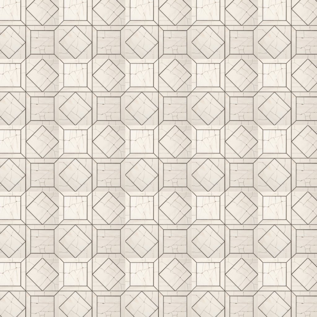 Marble Systems Bianco Dolomiti Honed Palazzo Marble Mosaic 12x12 - Bianco Dolomiti