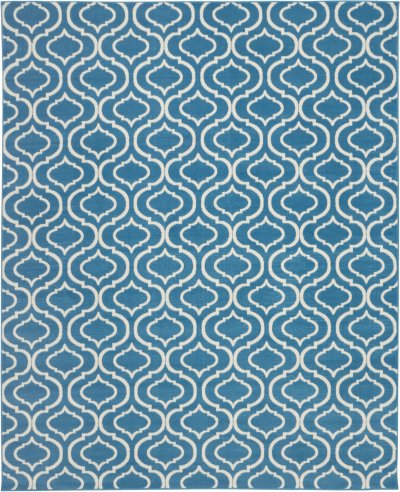 Nourison Home Nourison Jubilant JUB19 8' x Round Blue Contemporary Indoor Rug - 7'10" x 9'10"