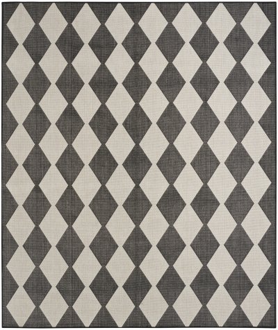 Nourison Home Nourison Positano POS04 7' x 10' Black Modern Rug - 12' x 15'