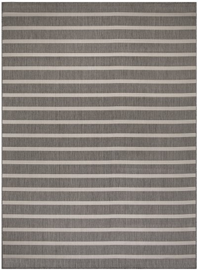 Nourison Home Nourison Selerno SLR03 7' x 10' Charcoal Ivory Modern Rug - 9' x 12'