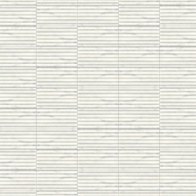 Marble Systems Calacatta Gold Royal Honed Flute Trim Marble Accent Tiles 6x12 - Calacatta Gold Royal - 6" x 12" x 3/4"