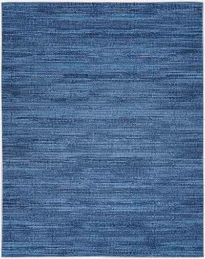 Nourison Home Nourison Nourison Washables NWB03 8' x 10' Blue Modern Indoor Rug - 9'2" x 12'