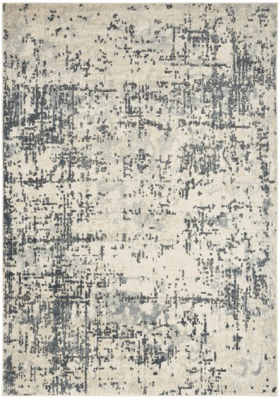Nourison Home Nourison Quarry QUA17 3'9" x 5'9" Ivory Grey Modern Indoor Rug - 5'3" x 7'3"