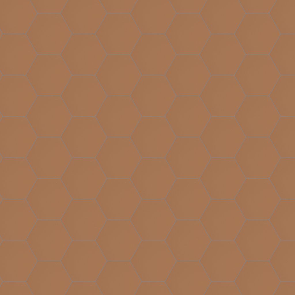 Emser Tile ECLISSI HEX COTTO MATTE -POR - Red