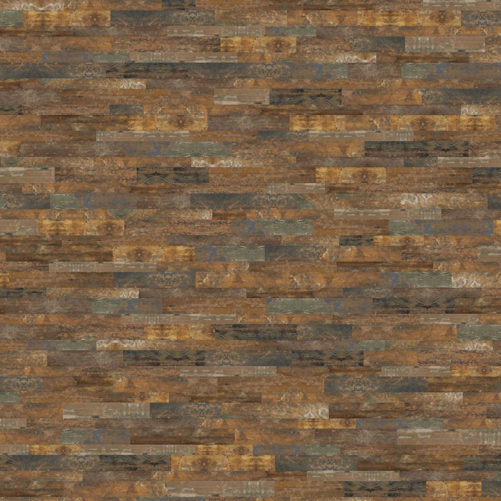 American Olean Stacked Stone - Tibetan Slate, Stacked, 6X24, Natural Cleft (S317) - Tibetan Slate