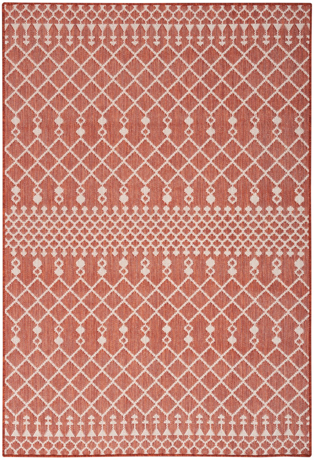 Nourison Home Nourison Positano POS02 7' x 10' Terracotta Modern Rug