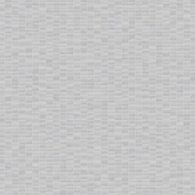 Qualis Ceramica Riviera Tileworks Chelsea Glass Brick Chrome 1"x2" Mosaic - 12" x 12"