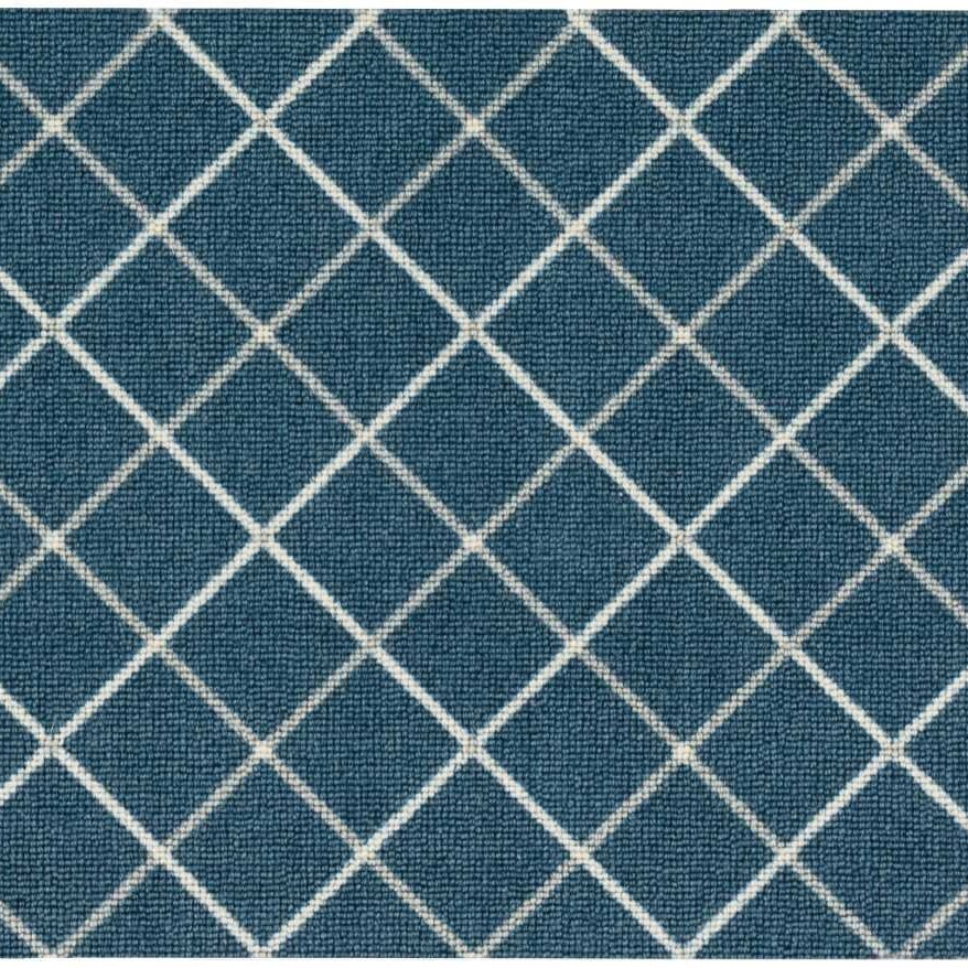 Nourison WILTON ESSENCE BRISTOL PLAID BRSPL BLUE/IVORY