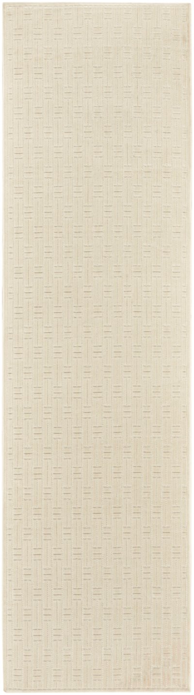 Nourison Home Nourison Washable Charm WCH02 2'2" x 8' Ivory Modern Indoor Rug - 2' x 6'