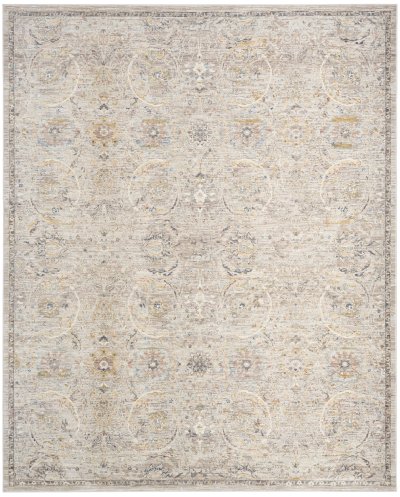 Nourison Home Nourison Heirloom Blend HBL03 2'2" x 10' Light Grey Vintage Indoor Rug - 3'11" x 5'10"