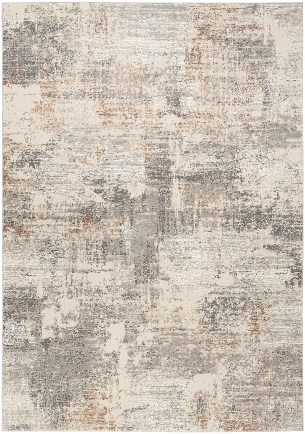 Nourison Home Nourison Eco-Friendly ECO04 6' x 9' Beige Grey Modern Indoor Rug