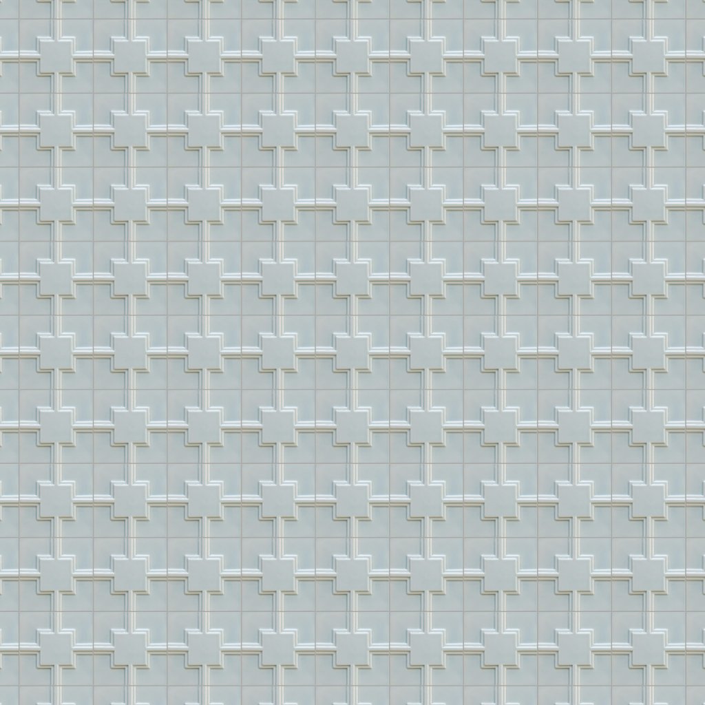 Marble Systems Jules Glossy Link Ceramic Accent Tiles 6x6 - Jules