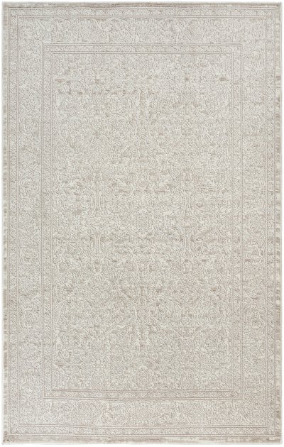 Nourison Home Nourison Eco Cycle ECY03 2'2" x 7'6 Ivory Beige Vintage Indoor Rug - 5'3" x 7'3"