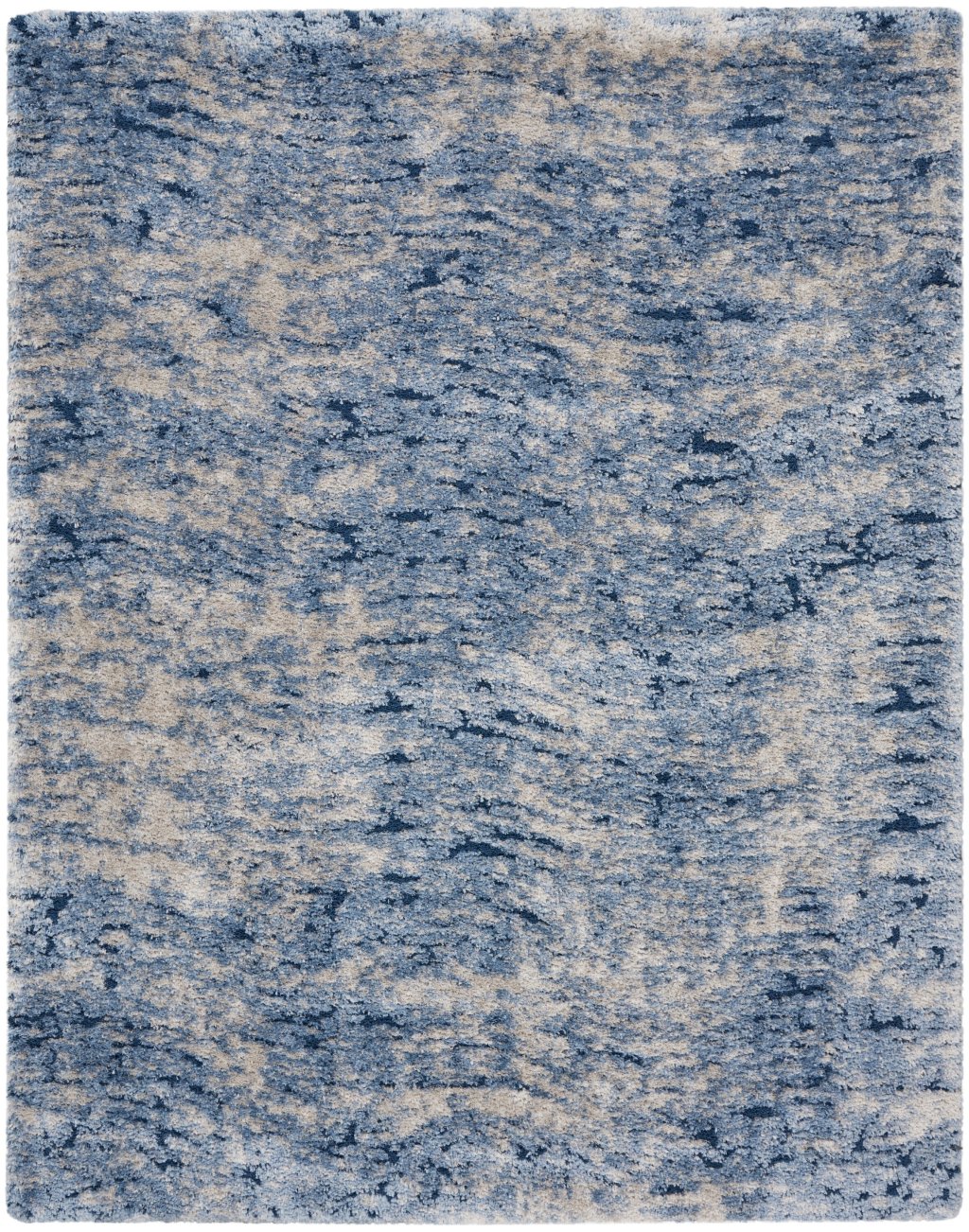 Nourison Home Nourison Luxurious Shag LXR06 7'10" x 9'10" Light Blue Shag Indoor Rug