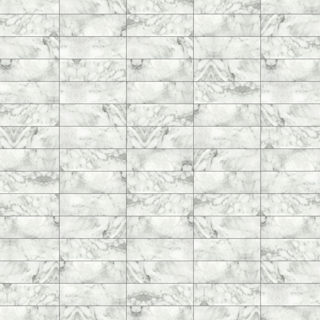 Qualis Ceramica Luxury Arabescato Verona 4X12 Polished - Grey