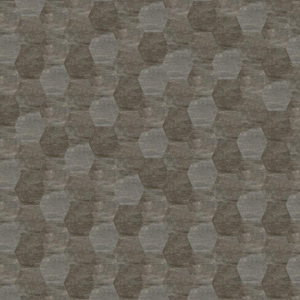Armstrong Flooring Stone Hex - Mountain Stone