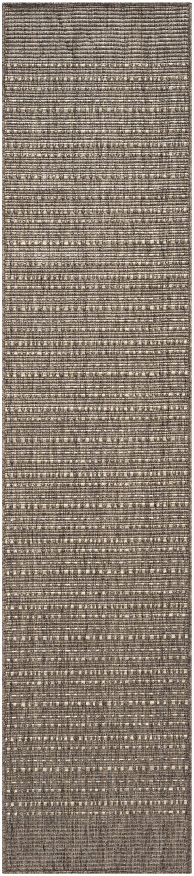 Nourison Home Nourison Tulum TLM01 3' x 5' Brown Outdoor Rug - 2'2" x 8'