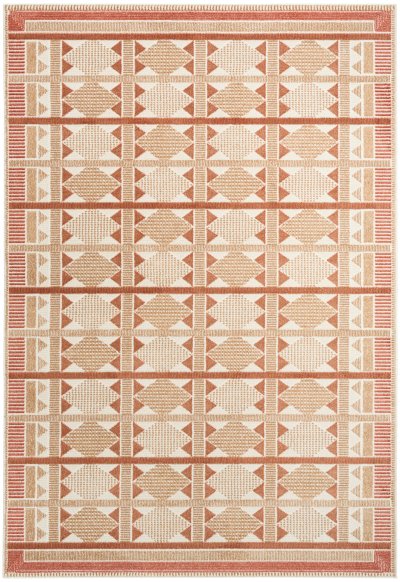 Nourison Home Nourison Nordic NRC06 5' x 7' Rust Modern Indoor Rug - 4' x 6'