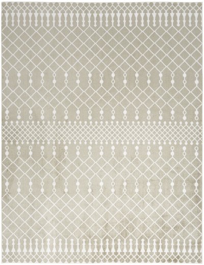 Nourison Home Nourison Astra Machine Washable ASW10 2'2" x 8' Sage Bohemian Indoor Rug - 6'7" x 9'