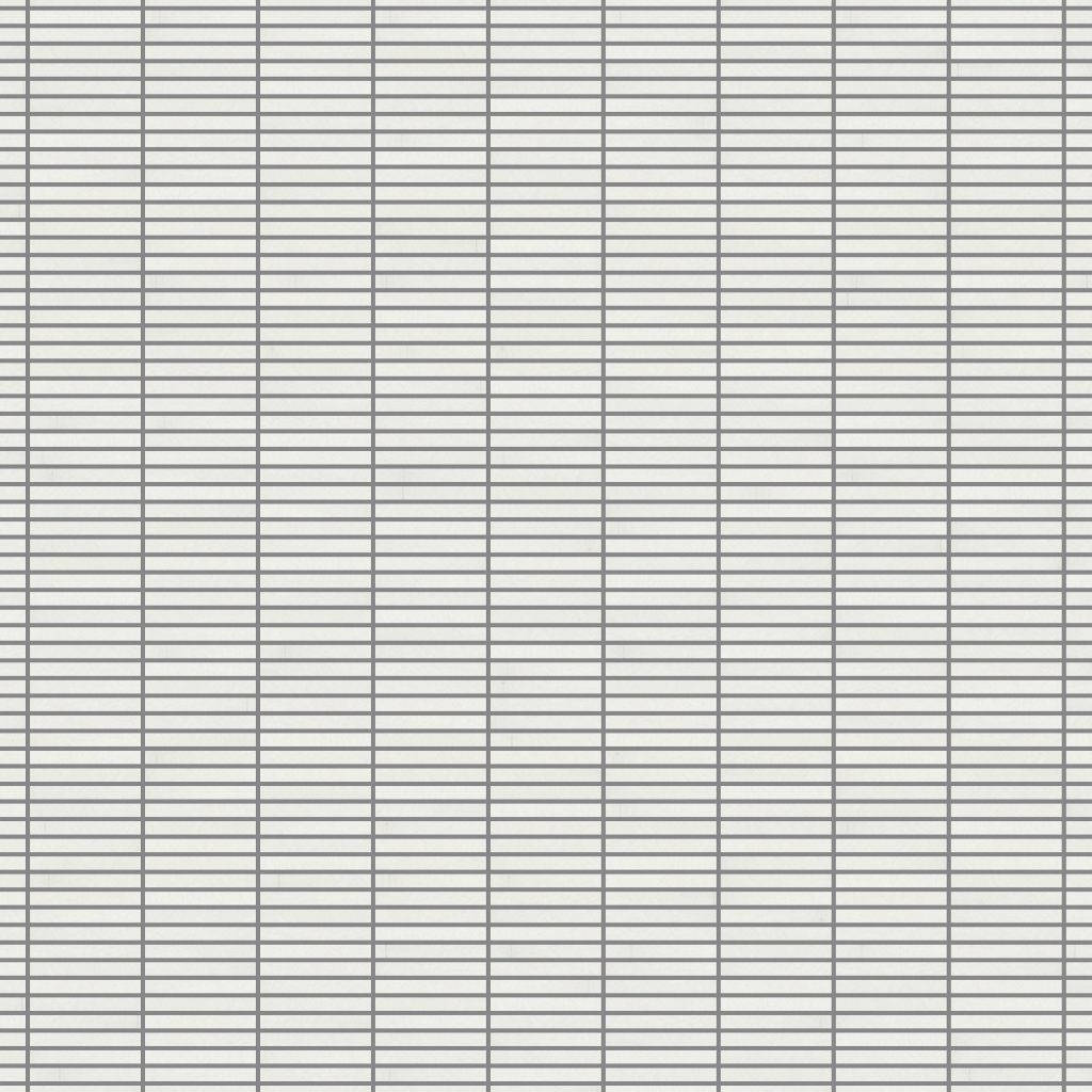 Emser Tile GENESIS WHITE MATTE STACKED MOSAIC - White