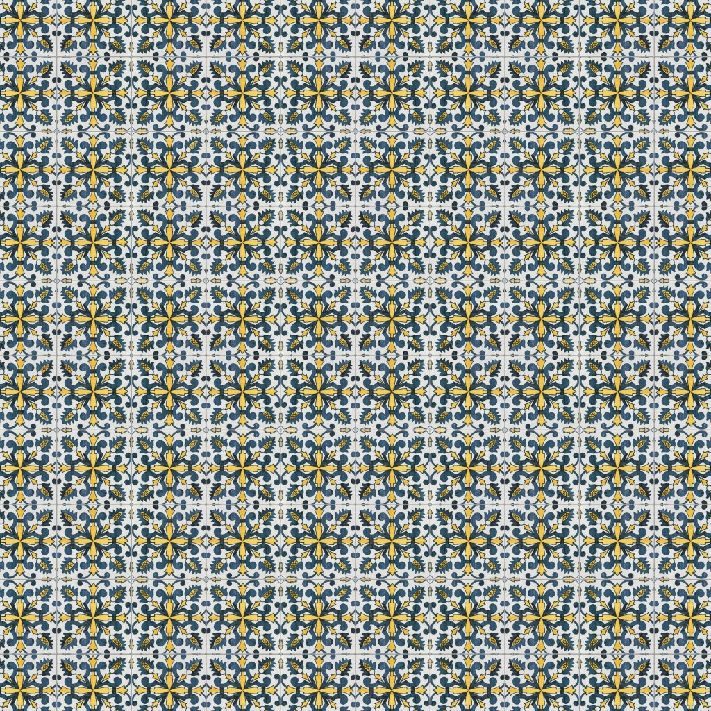Marble Systems Sintra 4 Square 1/2 Glazed Terracotta Tile 6x6 - Sintra 4 Square 1/2