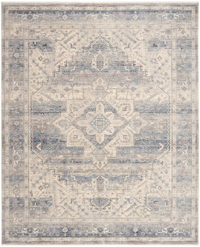 Nourison Home Nourison Sultana SLL02 9' x 12' Blue Vintage Indoor Rug - 9' x 12'