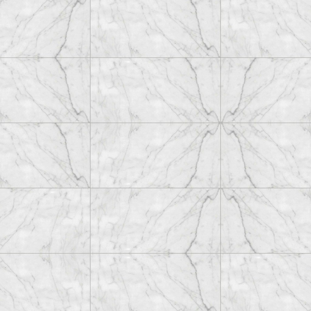 Marble Systems White Carrara Honed Marble Tile 12x24 - White Carrara