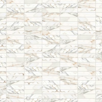 Qualis Ceramica Obsession 2.5x10 Calacatta - Grid