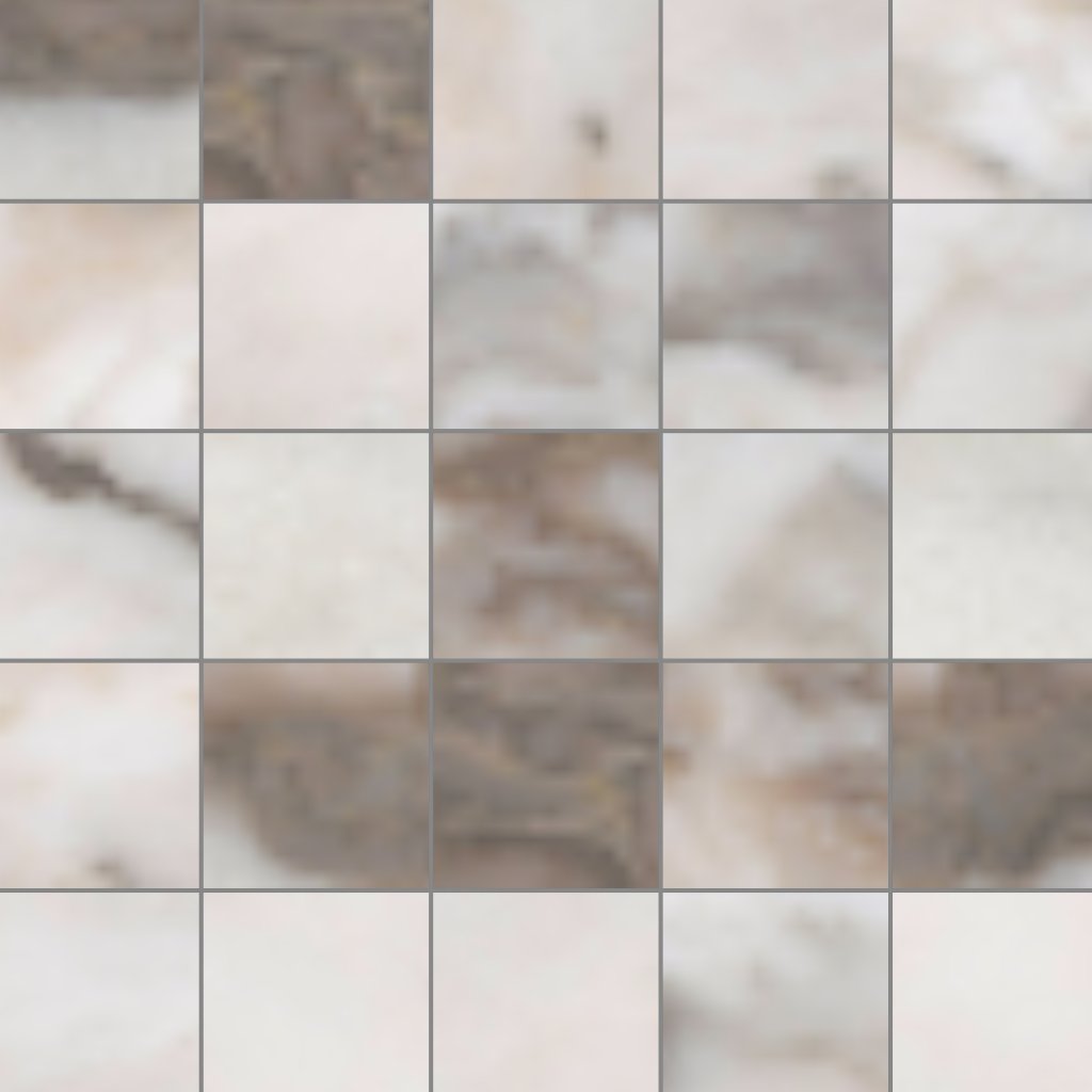 Emser Tile LENZA HONED STACKED MOSAIC -MAR - Fiore